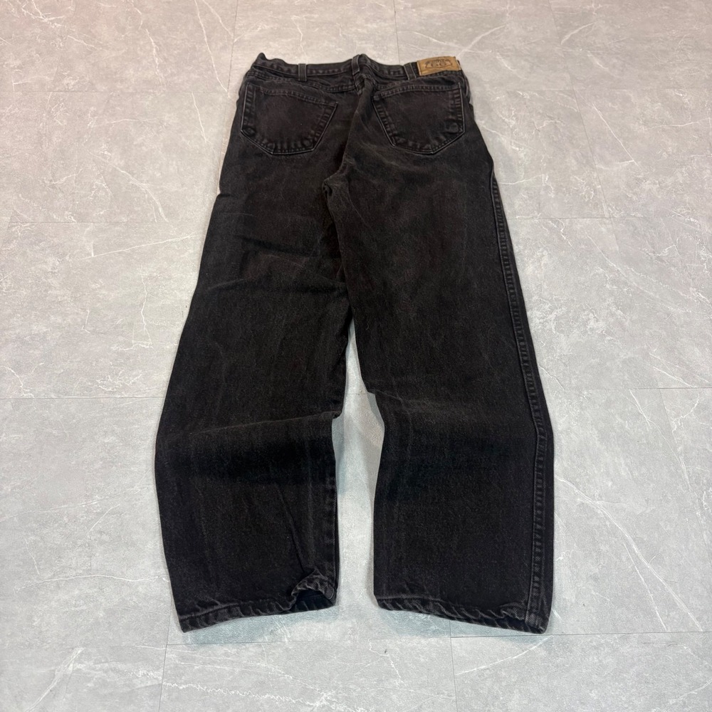 Route 66 Regular Fit Straight Leg Jeans Black Faded Denim 33x30 Vintage Style